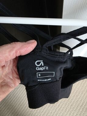 GAPFit Black Strappy Tank Top